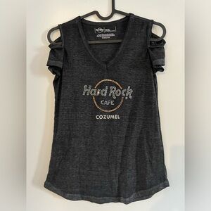 Hard Rock Cafe off shoulder top